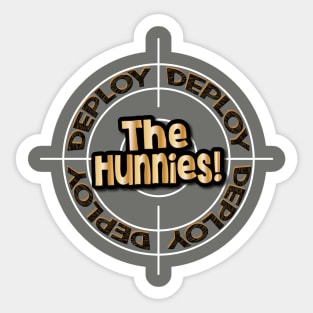 Deploy the Hunnies Target Logo Sticker